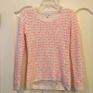 DELIAS Women’s Pink Ivory Sweater Size Small EUC